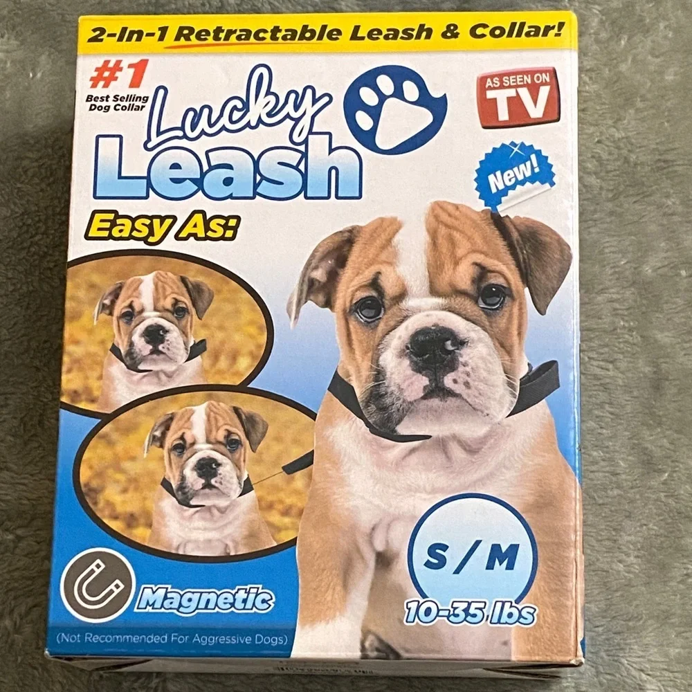 Lucky Leash 2-in-1 Retractable Leash & Collar